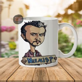 Leyla Ve Mecnun Neemiş Porselen Kupa Bardak