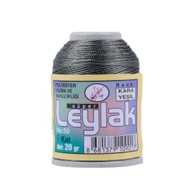 Leylak Kara Yeşil 20 gr Oya ve Dantel İpi