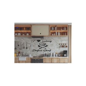 Leylaser 120x80 cm I Love Cooking Ahşap Duvar Yazısı