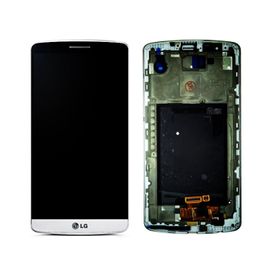 LG G3 D855 Dokunmatik Beyaz Çıtalı Lcd Ekran