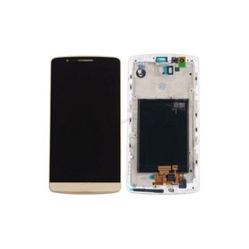 LG G3 D855 Dokunmatik Beyaz Çıtalı Lcd Ekran