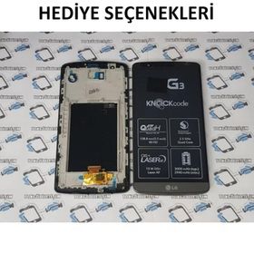 LG G3 D855 Dokunmatik Siyah Çıtalı Lcd Ekran