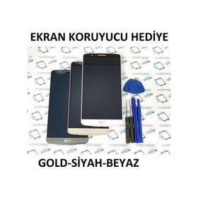Lg G3 D855 Lcd Ekran Dokunmatik Çıtalı, altin