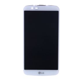 LG K10 K430 Dokunmatik Beyaz Çıtalı Lcd Ekran