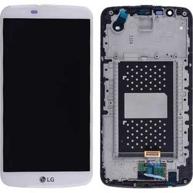 LG K10 K430 Dokunmatik Beyaz Çıtalı Lcd Ekran