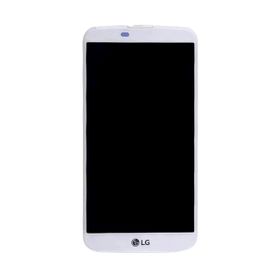 LG K10 K430 Dokunmatik Beyaz Çıtalı Lcd Ekran