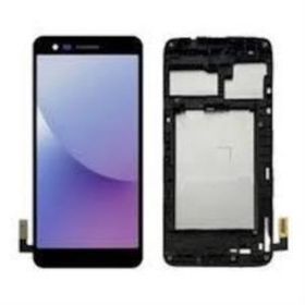 LG K10 K430 Dokunmatik Siyah Çıtalı Lcd Ekran