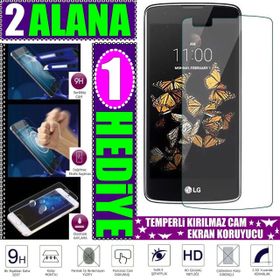 LG K8 Şeffaf Temperli Ekran Koruyucu Uyumlu Kırılmaz Cam