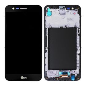LG M250 K10 2017 Dokunmatik Siyah Çıtalı Lcd Ekran