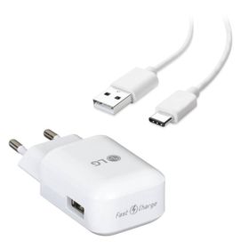 LG MCS-05ED Beyaz Type-C Şarj Aleti ve Kablosu