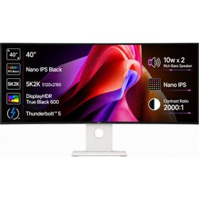 LG UltraFine 40U990A-W Beyaz 40 inç 120Hz 5ms 5K Curved IPS Oyuncu Monitörü