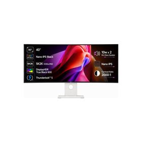 LG UltraFine 40U990A-W Beyaz 40 inç 120Hz 5ms 5K Curved IPS Oyuncu Monitörü