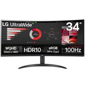 LG UltraWide 34WR50QK-B 100Hz 5ms Curved Monitör