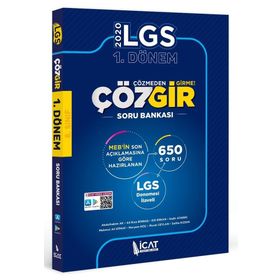 LGS 1. Dönem Çözgir Soru Bankası İcat Yayınları
