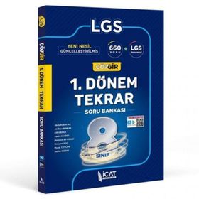 LGS 1. Dönem Çözgir Soru Bankası İcat Yayınları