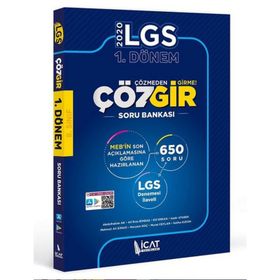LGS 1. Dönem Çözgir Soru Bankası İcat Yayınları