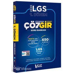 LGS 1. Dönem Çözgir Soru Bankası İcat Yayınları