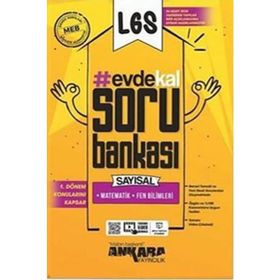 LGS 1. Dönem Evde Kal Sayısal Soru Bankası Ankara Yayıncılık