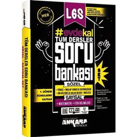 LGS 1. Dönem Evde Kal Sayısal Sözel Soru Bankası Seti Ankara Yayıncılık