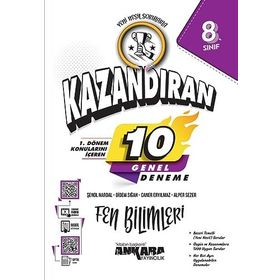 Lgs 1. Dönem Konularını İçeren 10 Fen Bilimleri Deneme - Ankara Yayıncılık