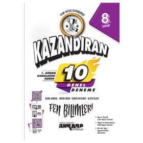 Lgs 1. Dönem Konularını İçeren 10 Fen Bilimleri Deneme - Ankara Yayıncılık