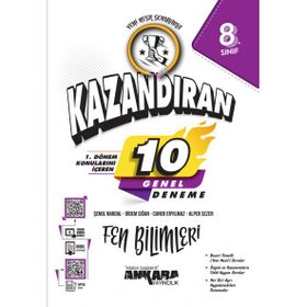 Lgs 1. Dönem Konularını İçeren 10 Fen Bilimleri Deneme - Ankara Yayıncılık