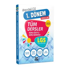LGS 1. Dönem Video Çözümlü Tüm Dersler Soru Bankası-Evrensel İletişim Yayınları