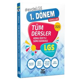 LGS 1. Dönem Video Çözümlü Tüm Dersler Soru Bankası-Evrensel İletişim Yayınları