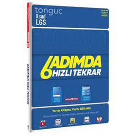 LGS 6 Adımda Hızlı Tekrar - Tonguç Yayınları