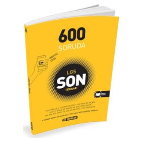 LGS 600 Soruda Son Tekrar - Hız Yayınları