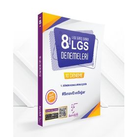 LGS 8.Sınıf 1. Dönem 10 Deneme Sınavı - Karekök Yayınları