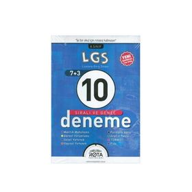 LGS 8. Sınıf 10 Deneme - Rota Yayınları