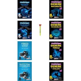LGS 8.Sınıf 8 Kitap Challenger Soru Bankası ve Deneme Full Set