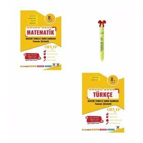 LGS 8. Sınıf Beceri Temelli Matematik ve Türkçe Soru Bankası