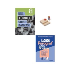 LGS 8. Sınıf Beceri Temelli Türkçe ve Paragraf Soru Bankası