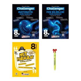 LGS 8. Sınıf Challenger Matematik Fen Bilimleri Net Paragraf Soru Bankası