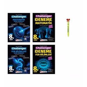 LGS 8. Sınıf Challenger Matematik Fen Bilimleri Soru Bankası ve Deneme