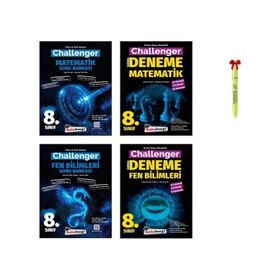 LGS 8. Sınıf Challenger Matematik Fen Bilimleri Soru Bankası