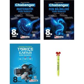 LGS 8. Sınıf Challenger Matematik Fen Bilimleri ve Türkçe Kafası Soru Bankası