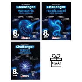 LGS 8. Sınıf Challenger Matematik Fen Bilimleri ve Türkçe Soru Bankası
