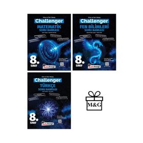 LGS 8. Sınıf Challenger Matematik Fen Bilimleri ve Türkçe Soru Bankası