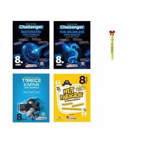 LGS 8. Sınıf Challenger Matematik Fen ve Türkçe Kafası Net Paragraf Soru Bankası