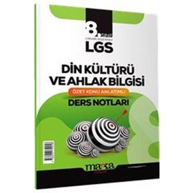 LGS 8. Sınıf Din Kültürü ve Ahlak Bilgisi Özet Konu Anlatımlı Ders Notları - Marka Yayınları