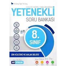 LGS 8. Sınıf Din Kültürü Ve Ahlak Bilgisi Yetenekli Soru Bankası Ddy Yayınları