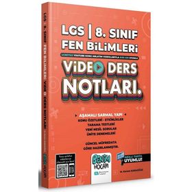 Lgs 8. Sınıf Fen Bilimleri Video Ders Notları Benim Hocam Yayınları