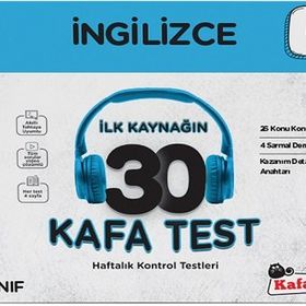 LGS 8.Sınıf İngilizce İlk Kaynağın 30 Kafa Test Kafadengi Yayınları