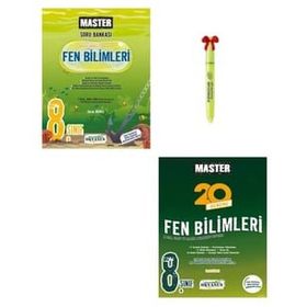 LGS 8. Sınıf Master Fen Soru Bankası ve Master Fen Deneme