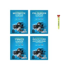 LGS 8. Sınıf Matematik Fen Bilimleri Türkçe ve İnkılap Kafası Soru Bankası