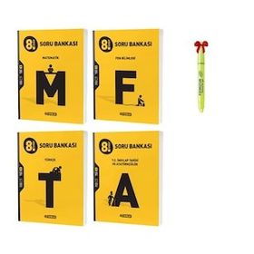 LGS 8. Sınıf Matematik Fen Bilimleri Türkçe ve İnkılap Soru Bankası