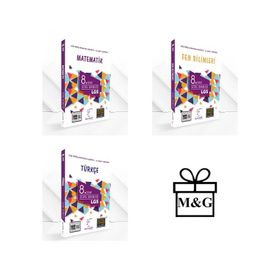 LGS 8. Sınıf Matematik Fen Türkçe Soru Bankası